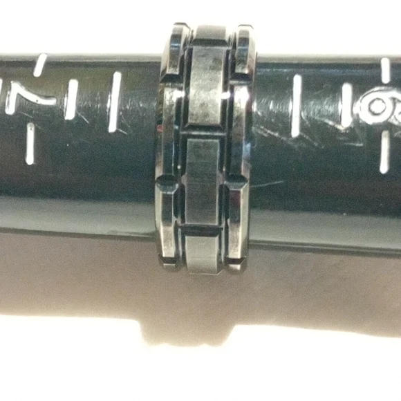 Triton Men's Black Tungsten Carbide Ring